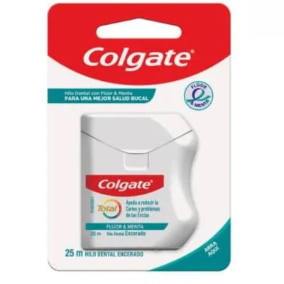 COLGATE TOTAL HILO DENTAL FLUOR MENTA 25MT