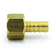 CONEXION MANGUERA HEMBRA NPT 1/4X1/4' ESPIGA BRONCE VP0763