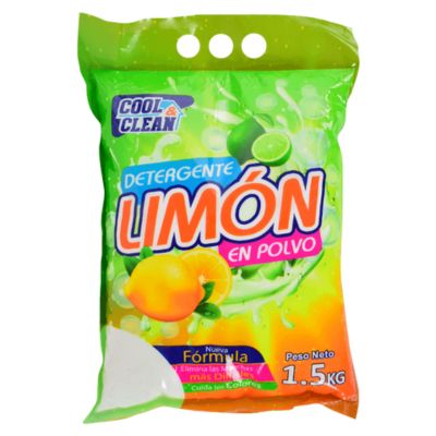 COOL CLEAN DETERGENTE POLVO LIMON 500GR