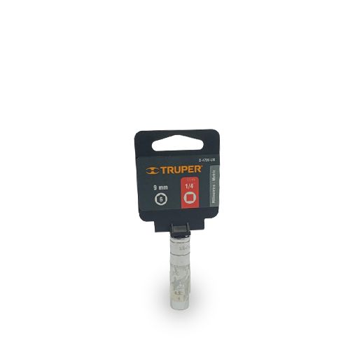 DADO LG 6PTA 1/4'X9MM TRUPER DADO LG 6PTA 1/4'X9MM TRUPER