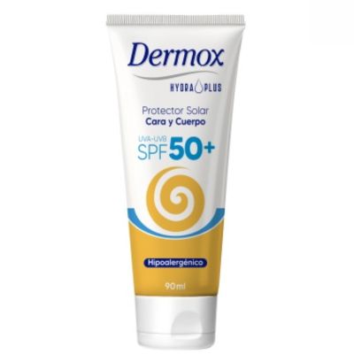 DERMOX HYDRA PLUS PROTECTOR SOLAR CARA CUERPO 90ML DERMOX HYDRA PLUS PROTECTOR SOLAR CARA CUERPO 90ML
