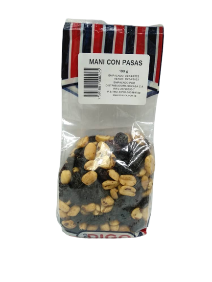 DIGO MANI CON PASAS 180GR DIGO MANI CON PASAS 180GR