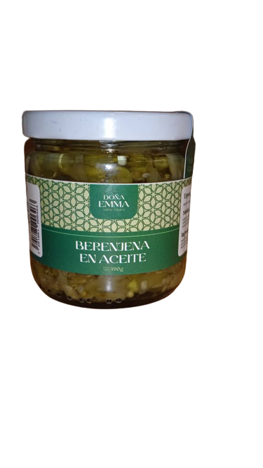 DONA EMMA BERENJENAS EN ACEITE 190GR.