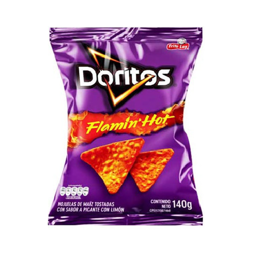 DORITOS FLAMIN HOT 140GR DORITOS FLAMIN HOT 140GR
