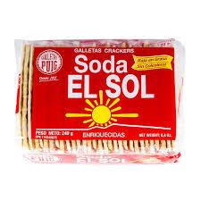 EL SOL GALLETA SODA 240GR