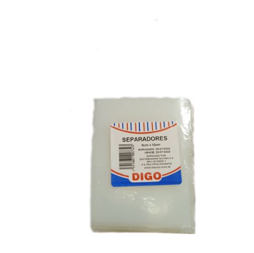 EMPAQUE DIGO SEPARADORES 9X12 PAQ 200UN