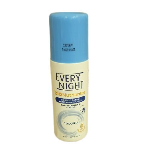 EVERY NIGHT BIO DESODORANTE ROLLON COLONIA 90GR