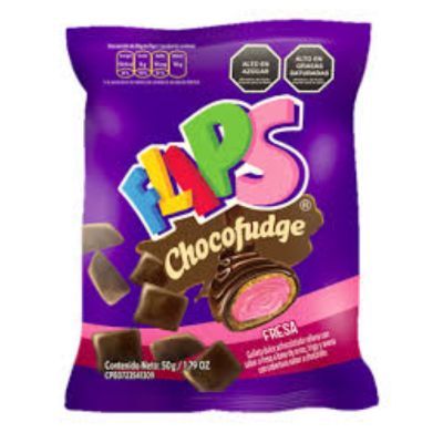 FLIPS CHOCOFUDGE FRESA 50GR
