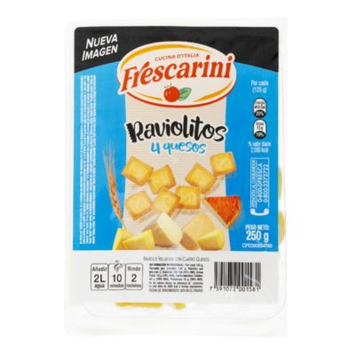 FRESCARINI RAVIOLIS CUATRO QUESOS 250GR