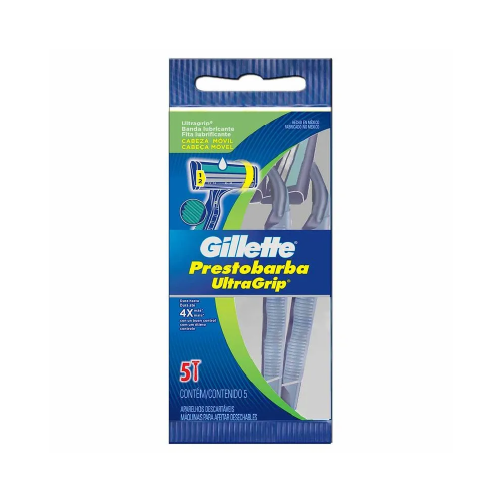 GILLETTE PRESTOBARBA ULTRAGRIP 5UN