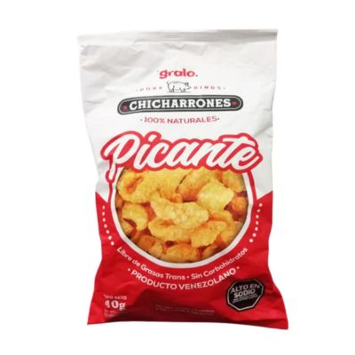 GRALO CHICHARRONES PICANTE 40GR GRALO CHICHARRONES PICANTE 40GR