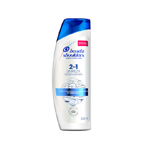 HEAD SHOULDERS 2EN1 LIMPIEZA RENOVADORA 375ML