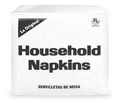 HOUSEHOLD NAPKINS SERVILLETA MESA 120UN