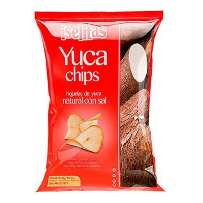 ISELITAS YUCA CHIPS CON SAL 70GR
