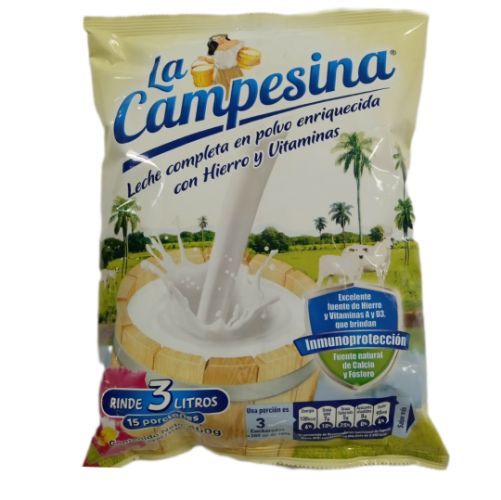 LA CAMPESINA LECHE POLVO COMPLETA 400GR LA CAMPESINA LECHE POLVO COMPLETA 400GR