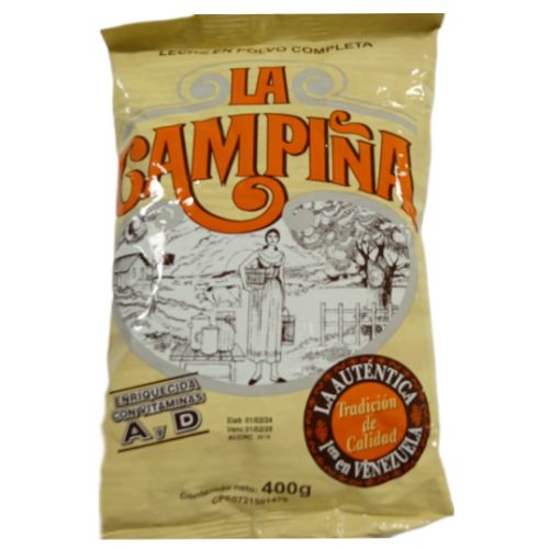 LA CAMPINA LECHE COMPLETA SOBRE 400GR