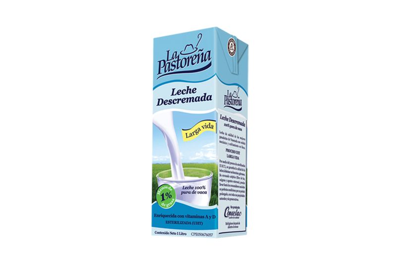 LA PASTORENA LECHE DESCREMADA UHT 1LT