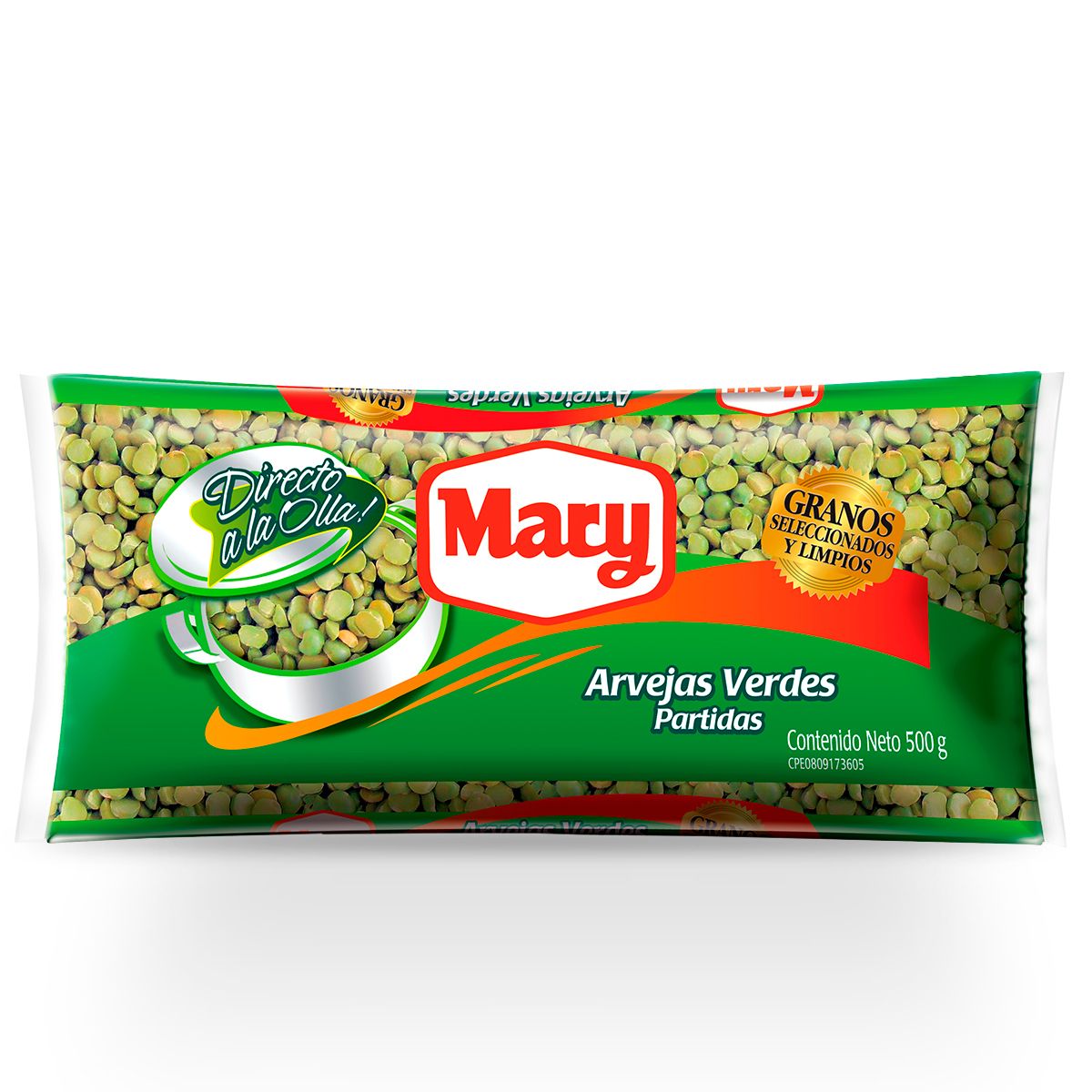 MARY ARVEJAS VERDES PARTIDAS 400GR