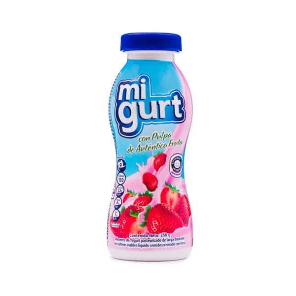 MIGURT YOGURT VASO FRUTA FRESA 2 MIGURT YOGURT VASO FRUTA FRESA 2