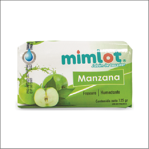 MIMLOT JABON DE BANO MANZANA 125GR