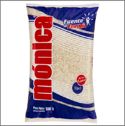 MONICA ARROZ BLANCO CLASICO 900GR