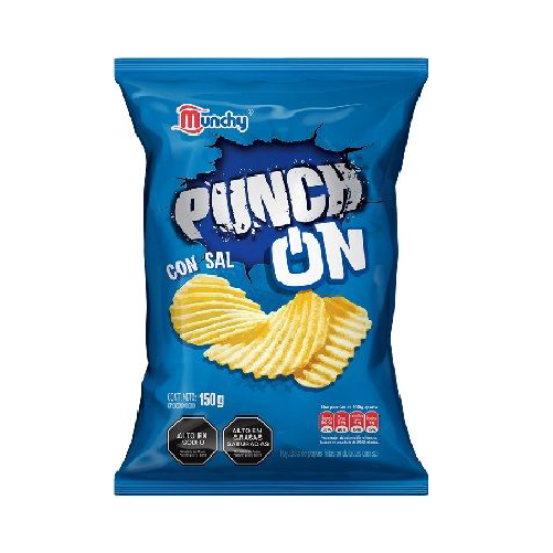 MUNCHY PUNCH PAPAS CON SAL 150GR