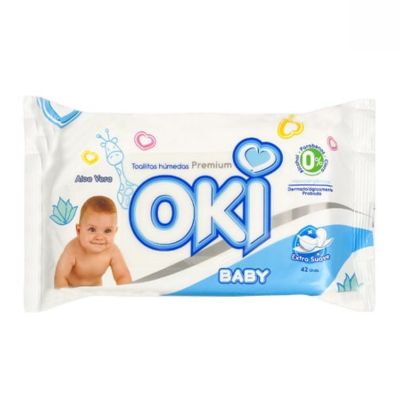 OKI TOALLAS HUMEDAS  ALOE VERA 42UND