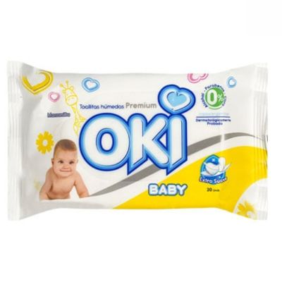 OKI TOALLAS HUMEDAS MANZANILLA 20UND