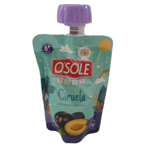 OSOLE COMPOTA CIRUELA POUCH 100GR