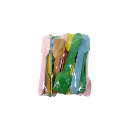 PALETAS PLASTICAS PEQ P/HELADOS COLOR MATE 50UN