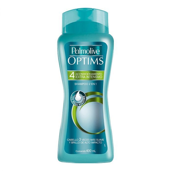 PALMOLIVE OPTIMS SHAMPOO 2EN1 EXTRA INTENSIVO 400ML