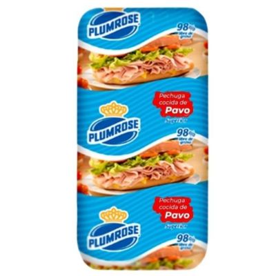 PLUMROSE PECHUGA DE PAVO AHUMADA 1KG 100gr