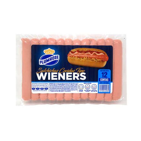 PLUMROSE SALCHICHA CORTA TIPO WIENERS 12UND