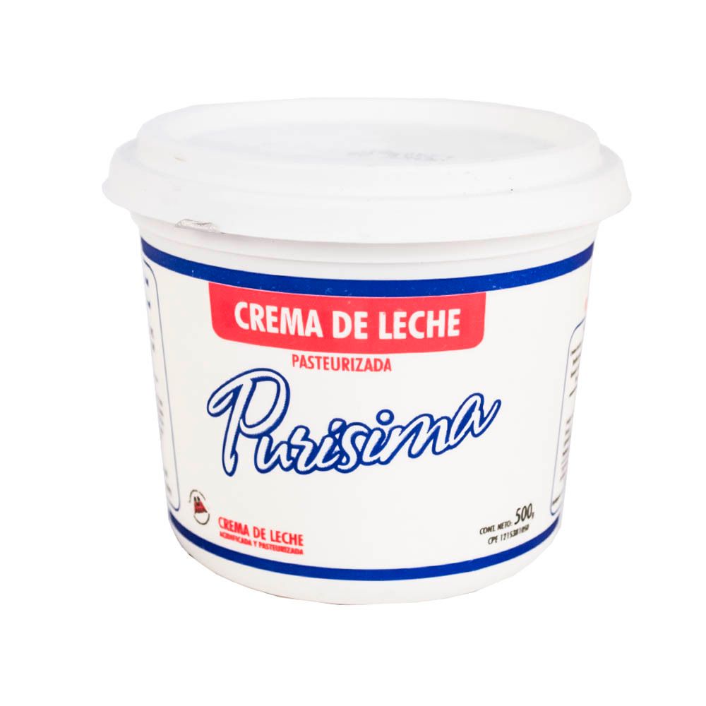 PURISIMA CREMA DE LECHE 500GR