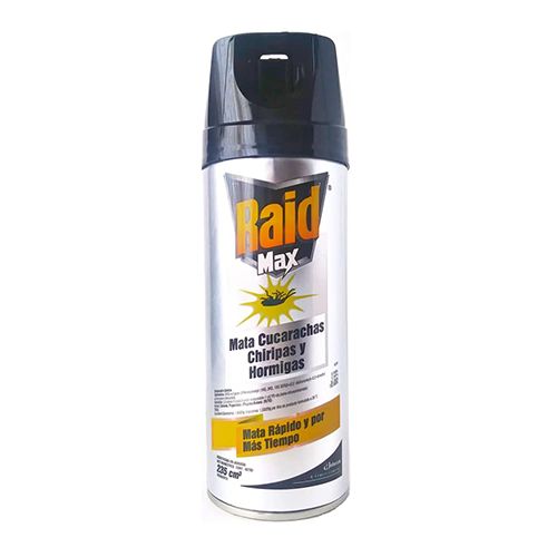 RAID MAX MATA CUCARACHA Y CHIRIPAS 235ML
