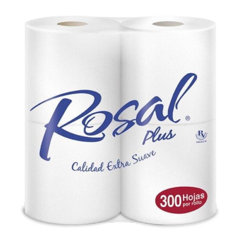 ROSAL PLUS PAPEL HIGIENICO 300H 4UND