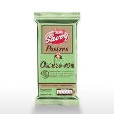 SAVOY POSTRE CHOCOLATE OSCURO 40% 200GR