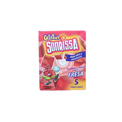 SONRISSA HEINZ GELATINA FRESA 132GR