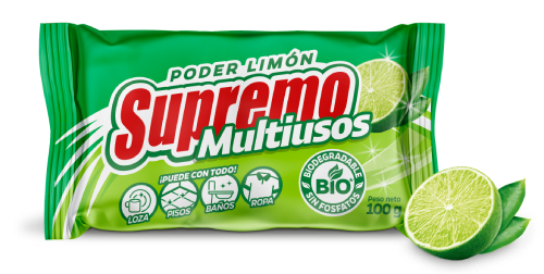 SUPREMO JABON MULTIUSOS LIMON BARRA 100GR