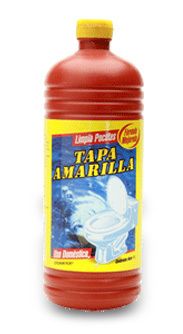 TAPA AMARILLA LIMPIA POCETA 1LT