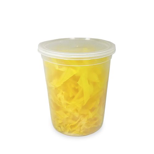 TINA PLASTICA C/TAPA 1000CC-34 OZ 1UN