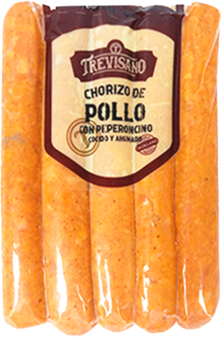 TREVISANO LONGANIZA COCIDA DE POLLO 320GR