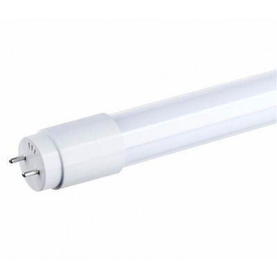 TUBO LED T8 VIDRIO OPALINO+HOJA PVC 120CM 20W 85-265V 6500K