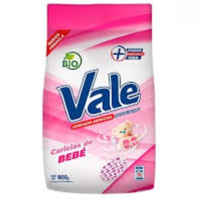 VALE DETERGENTE EN POLVO CARICIAS DE BEBE 900GR