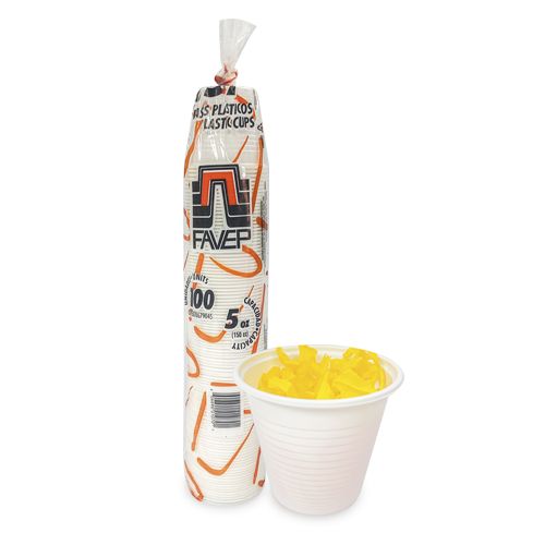 VASOS DESECHABLES  5 OZ-148CC F-57 100UN FAVEP