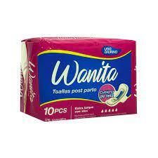 WANITA TOALLA SANITARIA DIURNA CON ALAS 10UN
