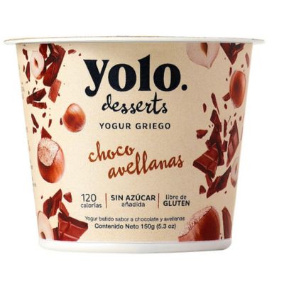 YOLO YOGURT GRIEGO CHOCO AVELLANAS 150GR YOLO YOGURT GRIEGO CHOCO AVELLANAS 150GR