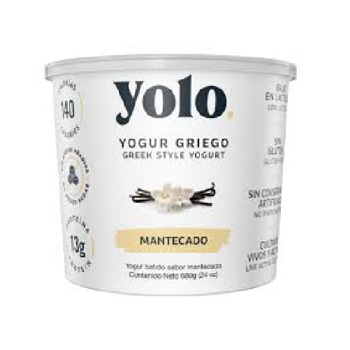 YOLO YOGURT GRIEGO MANTECADO 680GR