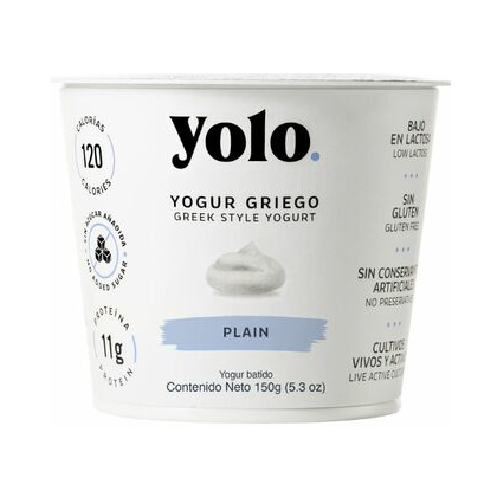 YOLO YOGURT GRIEGO PLAIN 150GR
