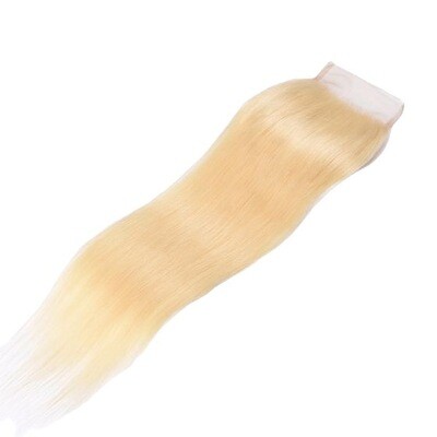 613 Blonde Straight hair closures